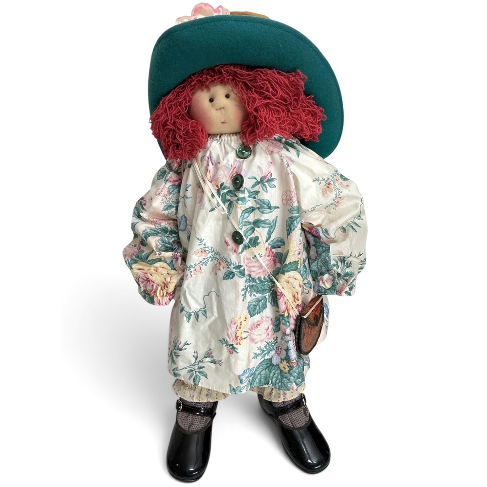 Gretchen Wilson Little Souls Charlotte Doll 1991 with Tooled Bag Handmade 24"